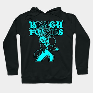 Beach Fossils Retro Pixel Art Bunny Hoodie